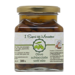 Olive schiacciate sott'olio